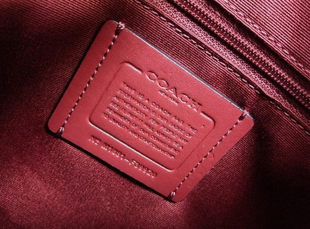 COACH☆コーチ デニム シグネチャー ミニボストンバッグ