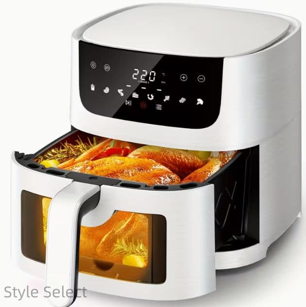 ビリシャス電気フライヤー 可視窓 大容量 4.5L 1-5 人用省エネモデル