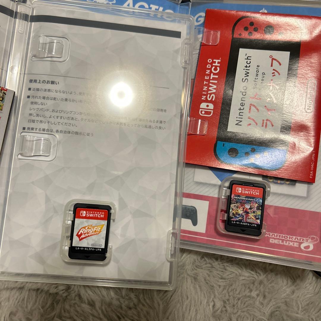 さ*く様 Nintendo Switch ネオンブルー/ネオンレッド 本体とソフ