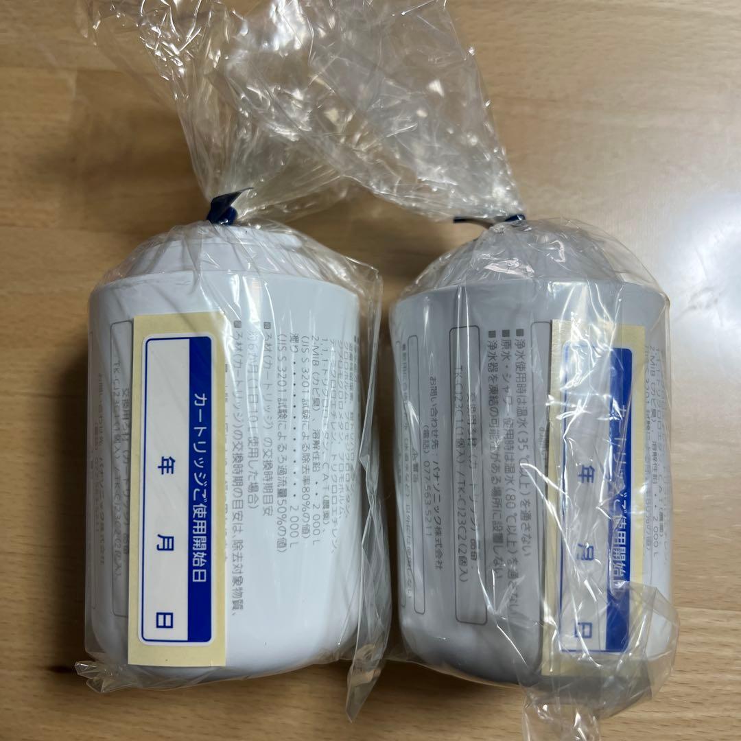 Panasonic TK-CJ23-H 蛇口用浄水器 交換用カードリッジ2個付き