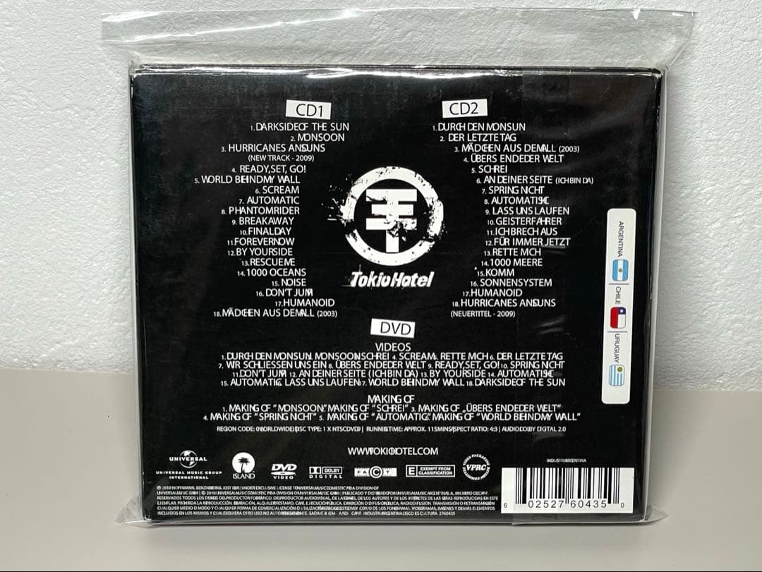CD DVD付き Tokio Hotel ベスト・アルバム BEST OF