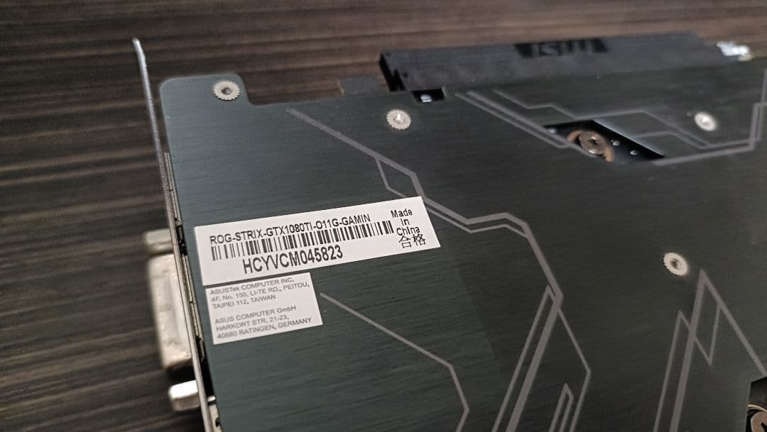 グラフィックボード・グラボ・ビデオカード ROG-STRIX-GTX1080TI-O11G-GAMING