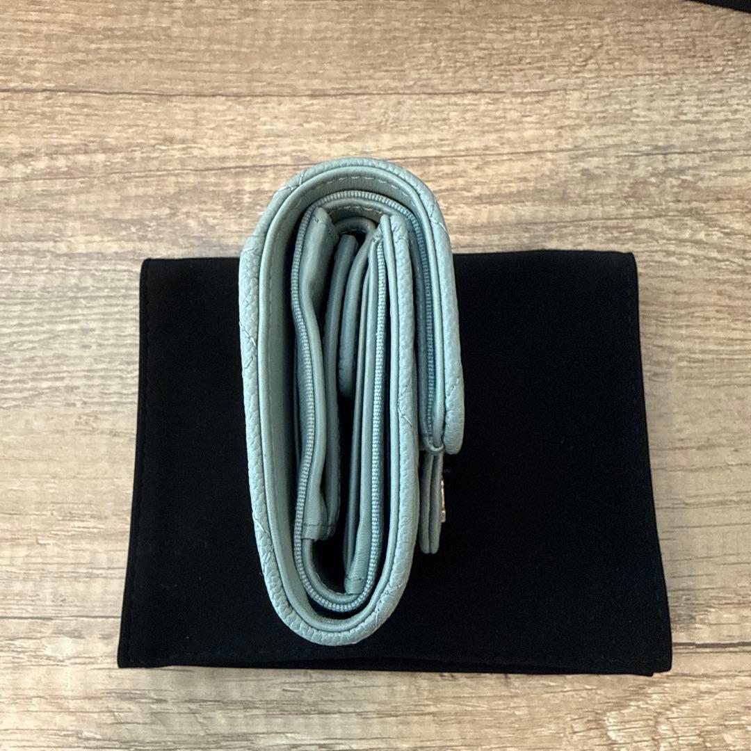 極美品 CHANEL マトラッセ 三つ折り財布 限定品