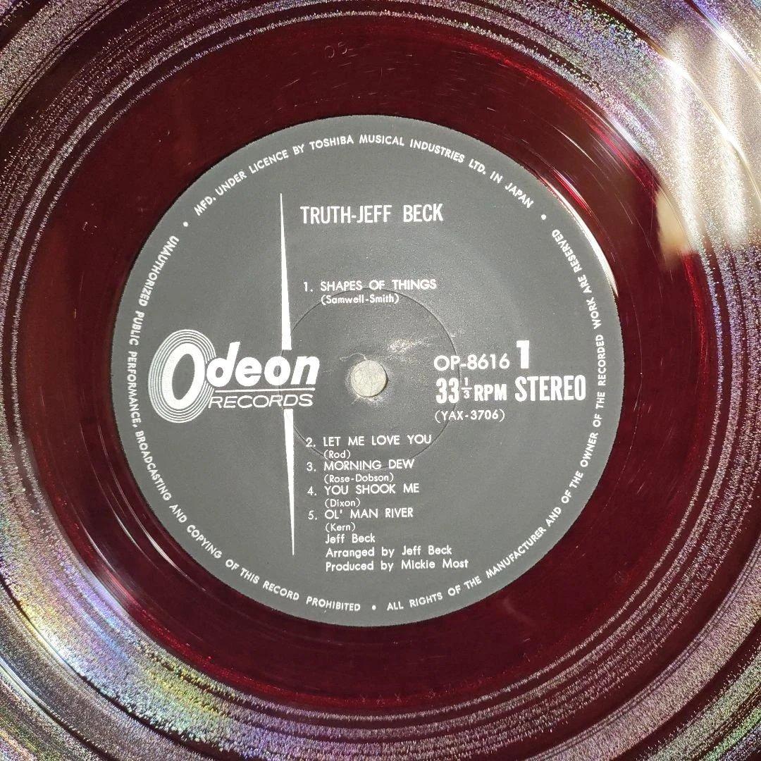 【♦レプリカ帯付き、赤盤ＬＰレコード】ジェフ・ベック／トゥルース