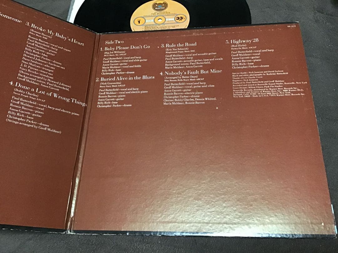 RLカット‼️USオリジ　BETTER DAYS　PAUL BUTTERFIELD