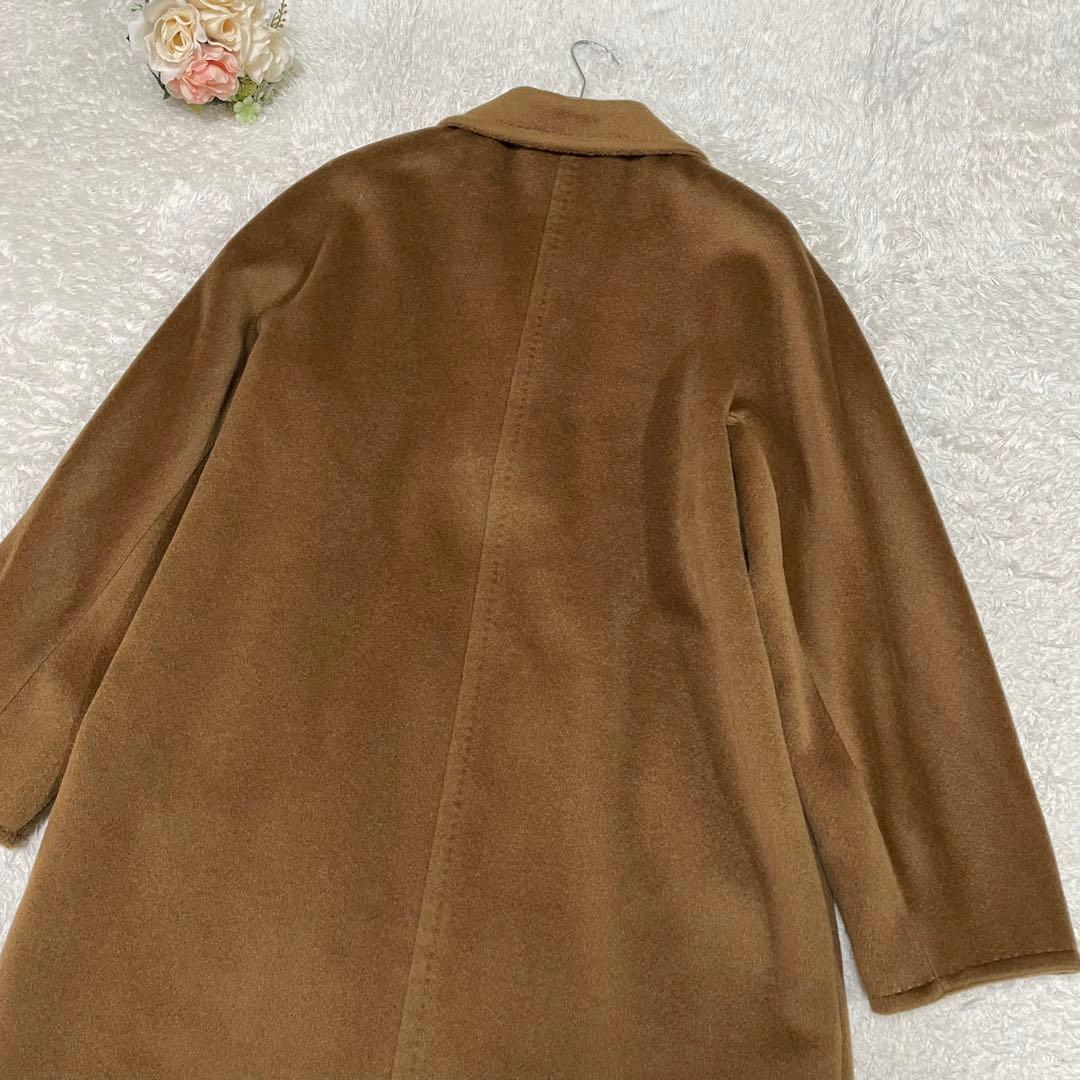 Max Mara✨最高級白タグ カシミヤ混ダブルブレスト アイコンコート 40
