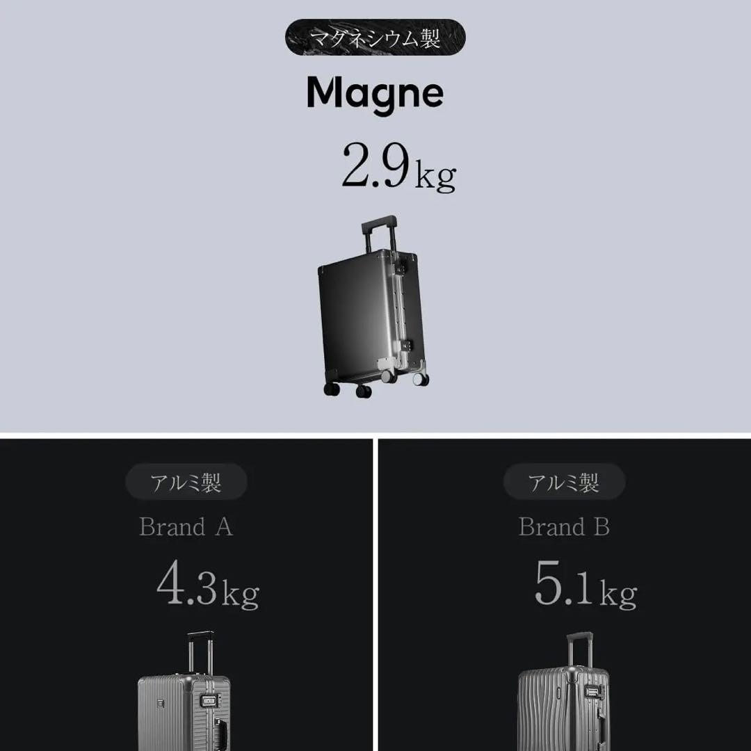Magne 世界最軽量 金属スーツケース