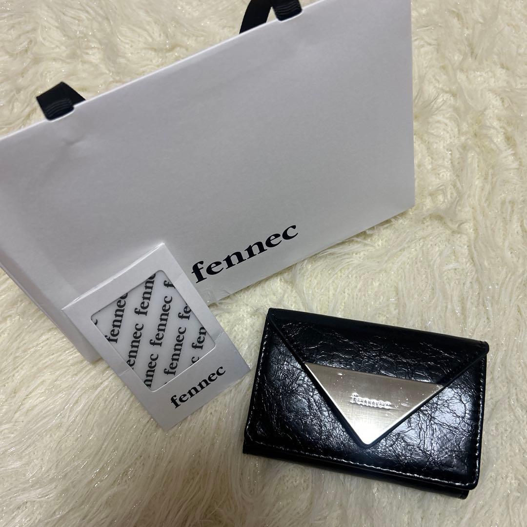 fennec 三つ折り財布 ブラック