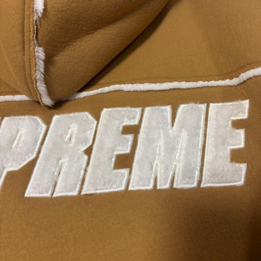 怪*7様 Supreme Faux Shearling Hooded Jacke