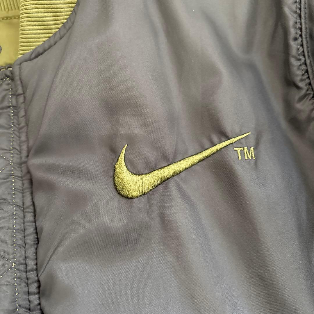 NIKE MA-1 ボンバージャケット リバーシブル カーキ S