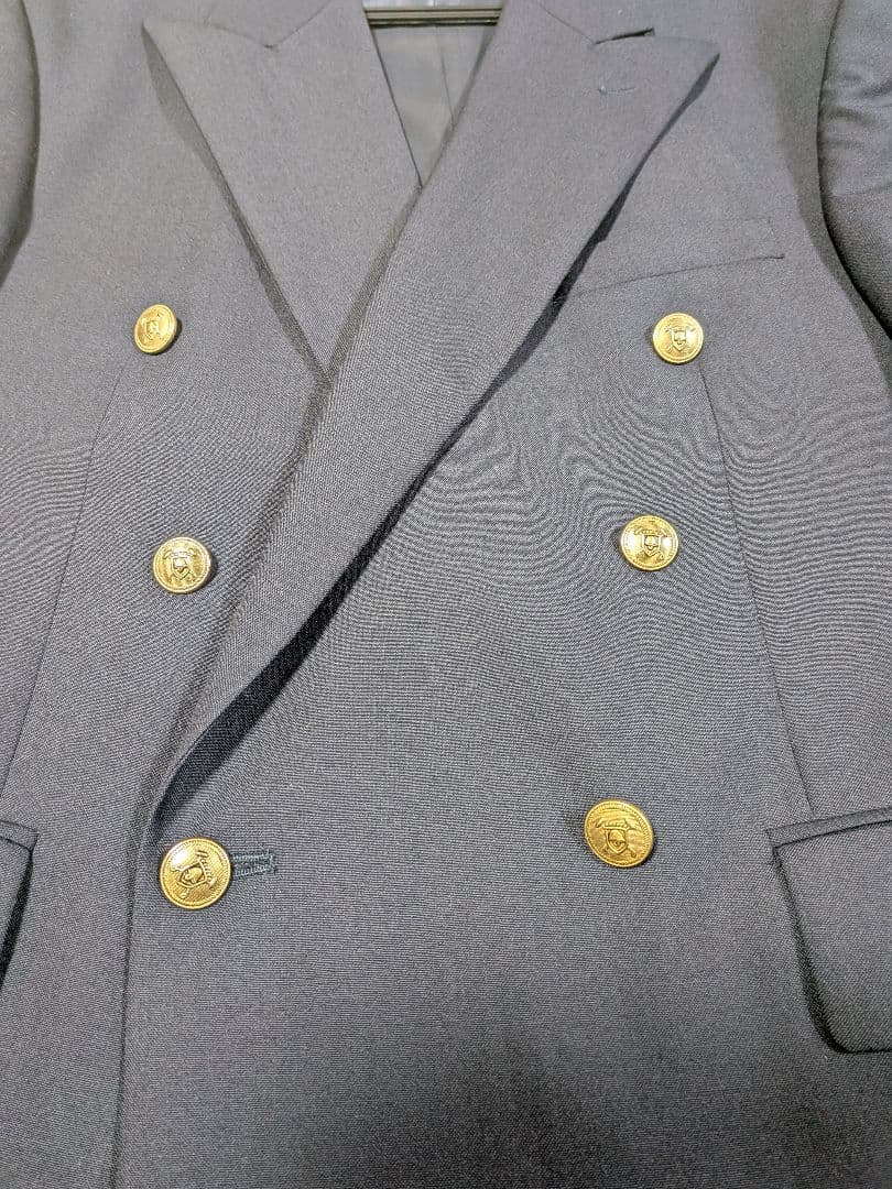 CHAPS Ralph Lauren ダブルテーラードジャケット　紺ブレ