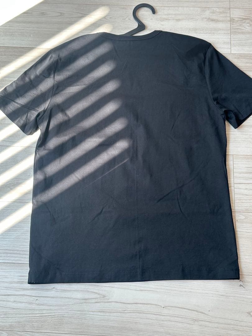 ルイヴィトンTシャツ PEACE AND LOVE ブラック