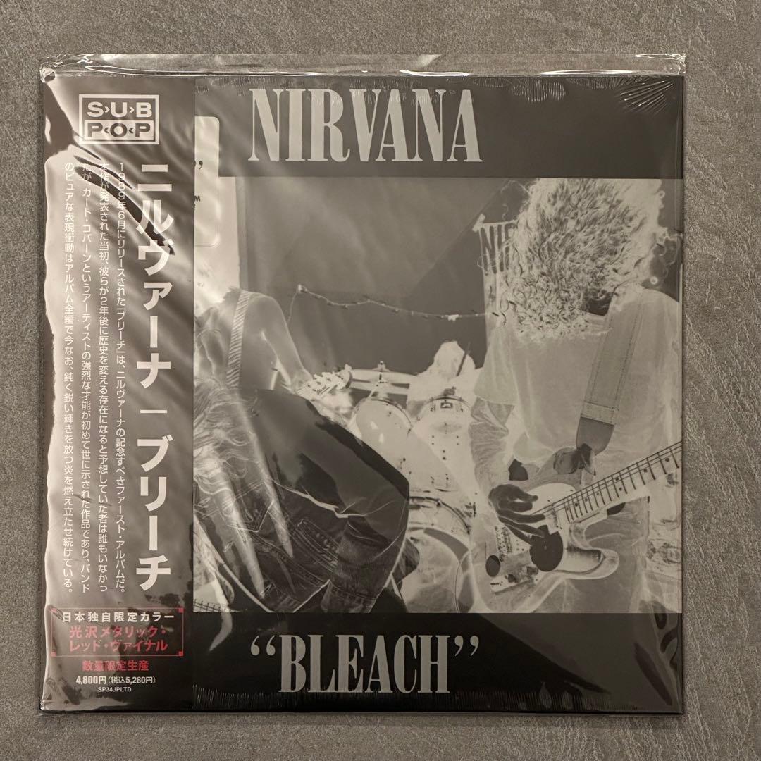 洋楽 NIRVANA BLEACH LLIC RED VINYL RSD