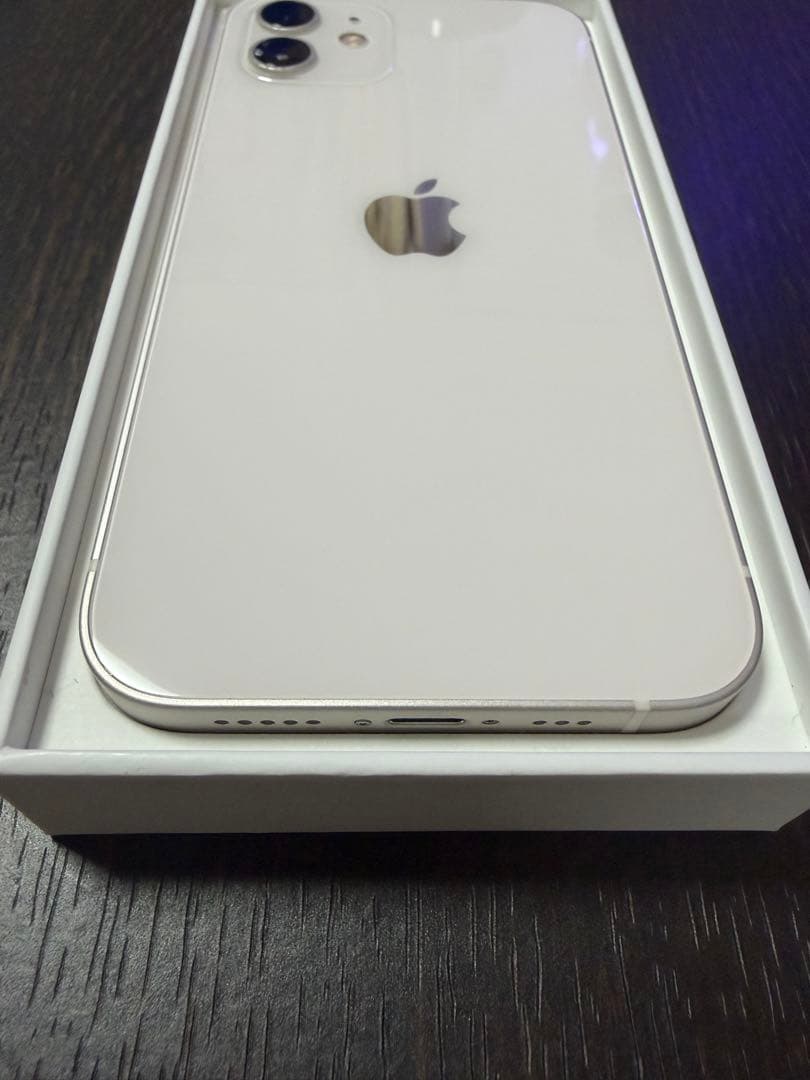 Apple iPhone12 ホワイト 箱付き 128GB 100％