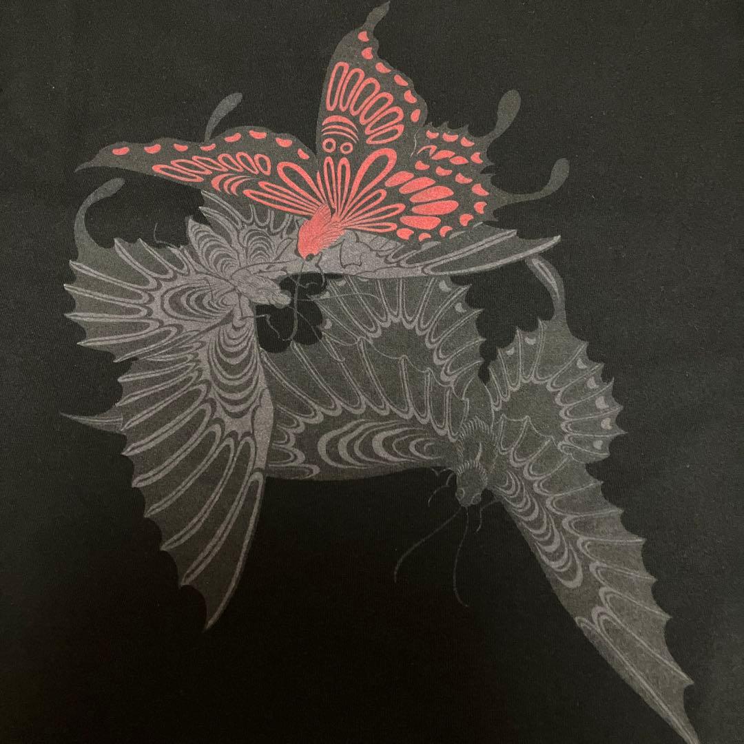 GAKKIN×BUDSPOOL 三艶蝶 Tシャツ L 舐達麻 舐達磨 ストリート