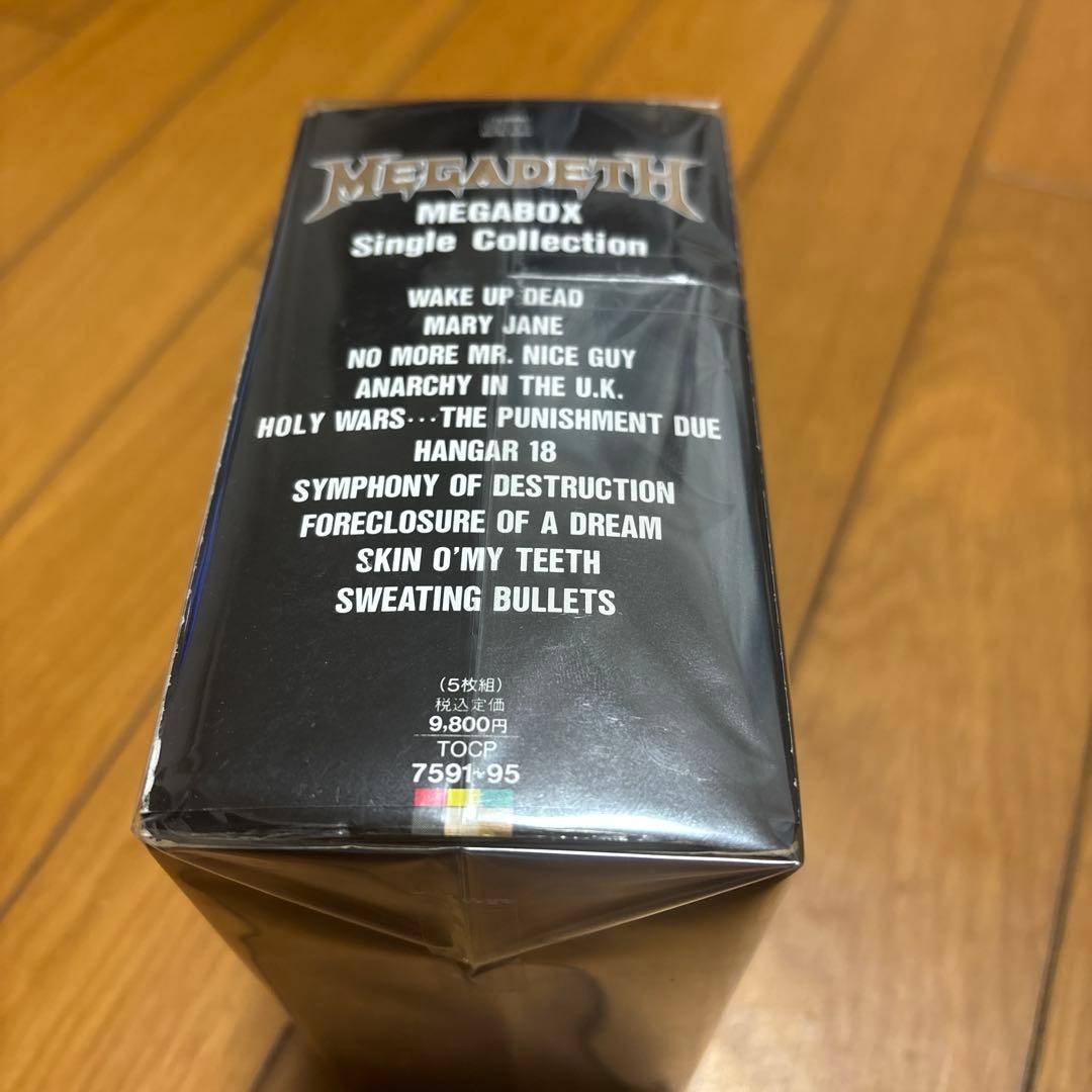 Megadeth Megabox Single Collection 帯付 廃盤