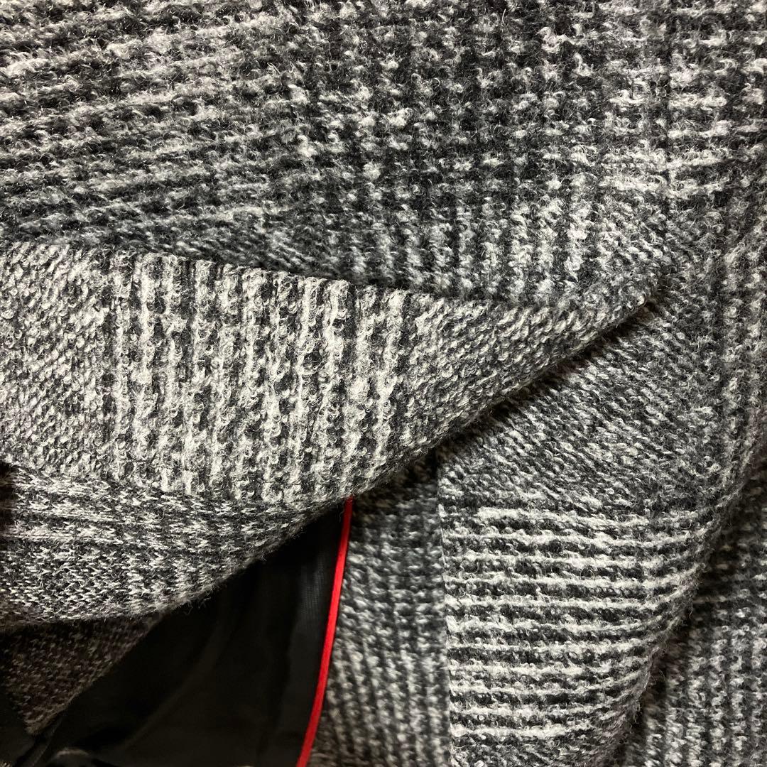 HUGO BOSS テーラードジャケット　チェック　秋冬　背抜き　2ボタン