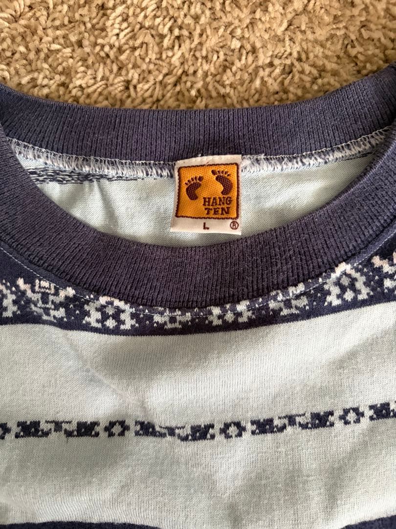 好配色HANG TEN ジャガードTシャツ