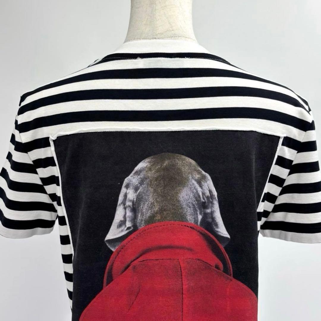 美品MaxMara　ROSSO　TシャツドッグXS　VANIGLIA黒白ボーダー
