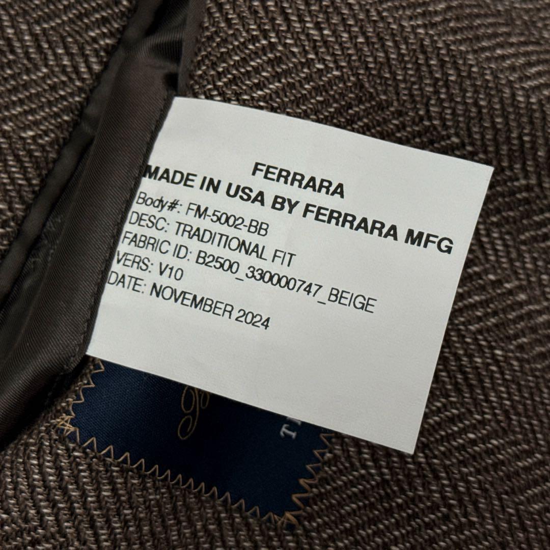 現行 新品 25SS ブルックスブラザーズ ３釦サックジャケット アメリカ製