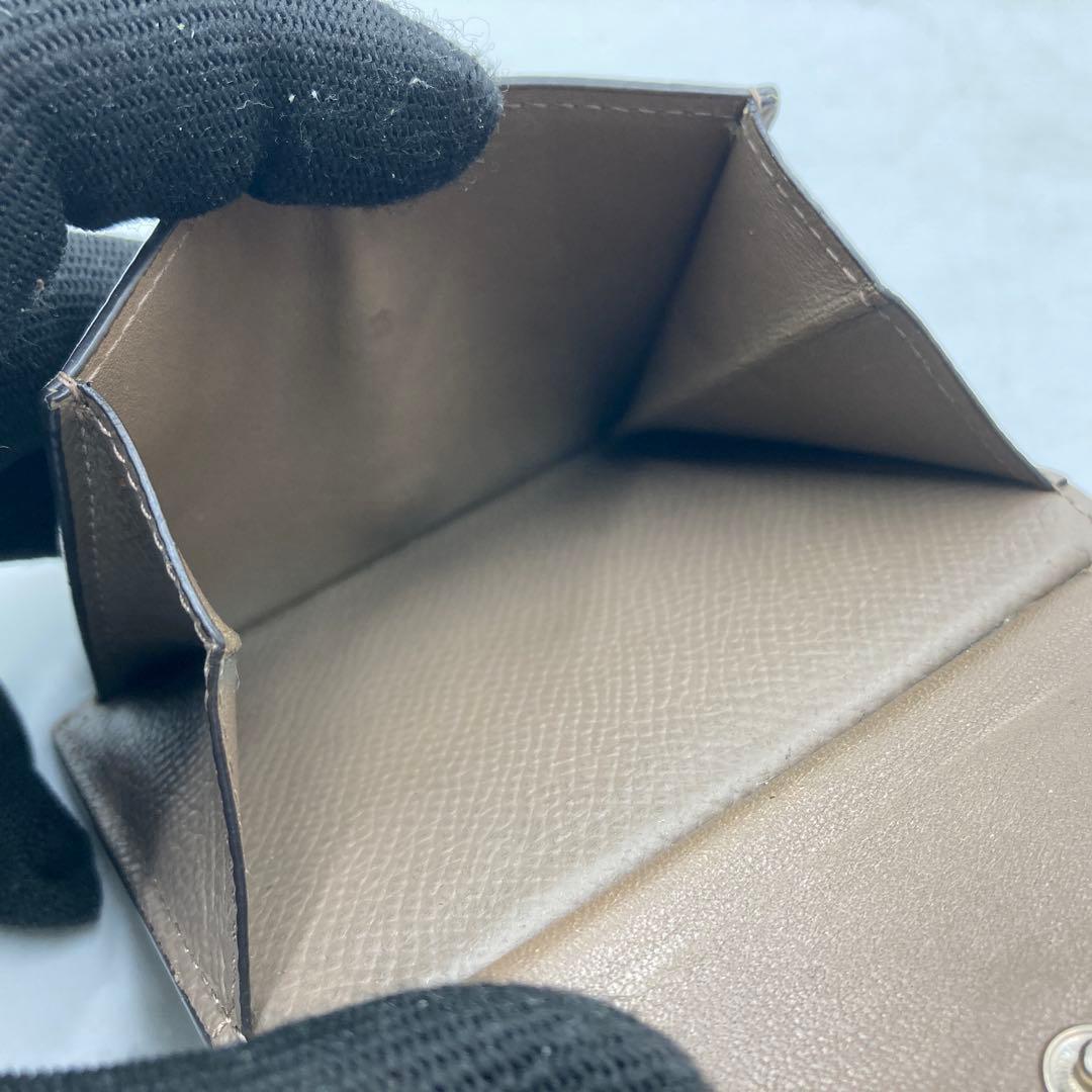 BONAVENTURA ボナベンチュラ 二つ折り財布 グレー レザー