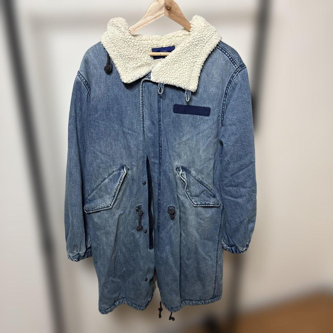 アーバンリサーチ ヴィンテージデニム モッズコート