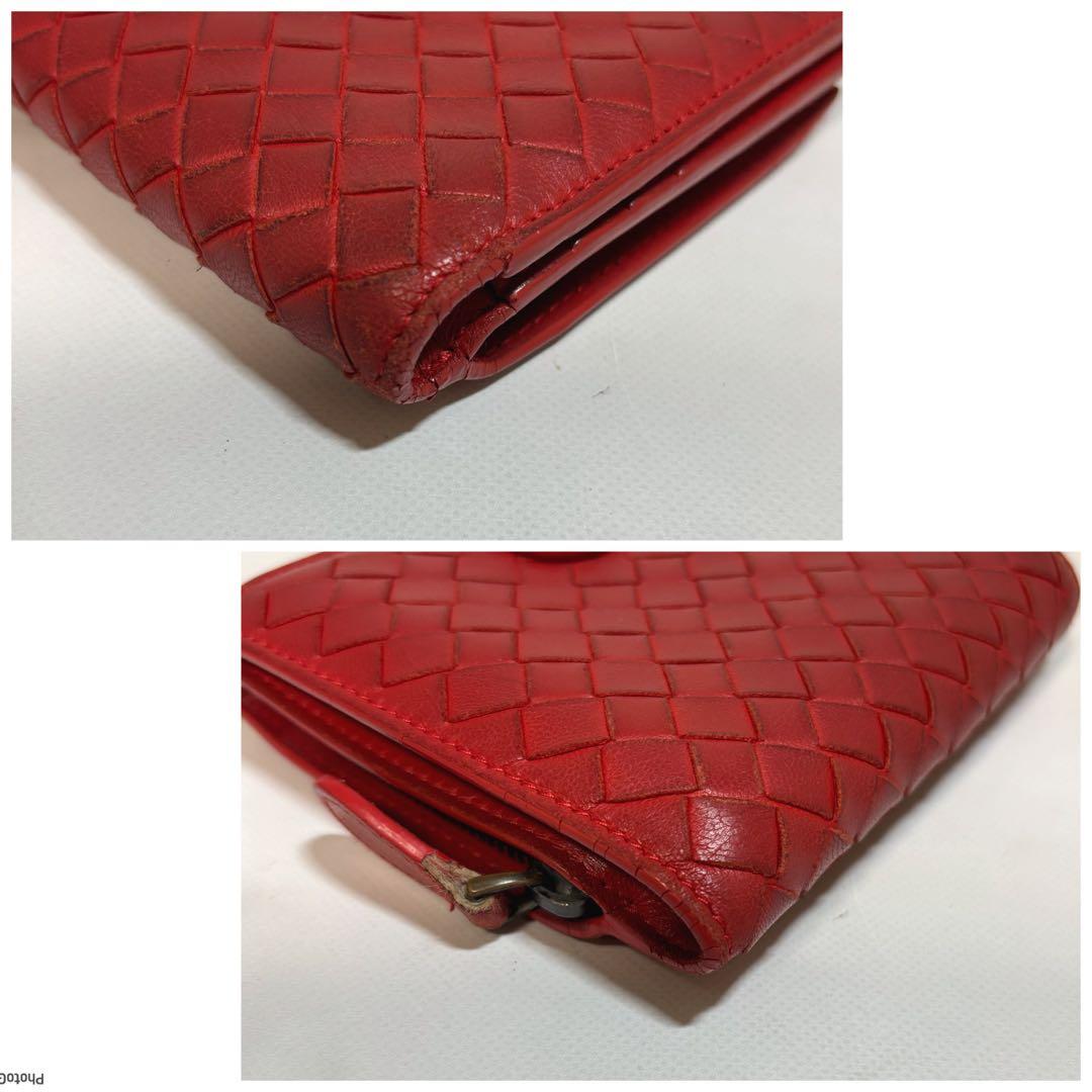 BottegaVeneta＊ボッテガヴェネタ＊折財布＊赤✨