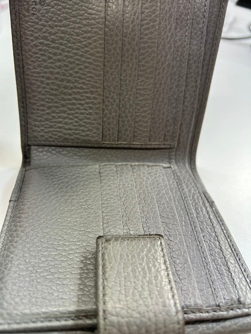 大人気　GUCCI コンパクト折り財布 マーモント ダブルG スモールウォレット