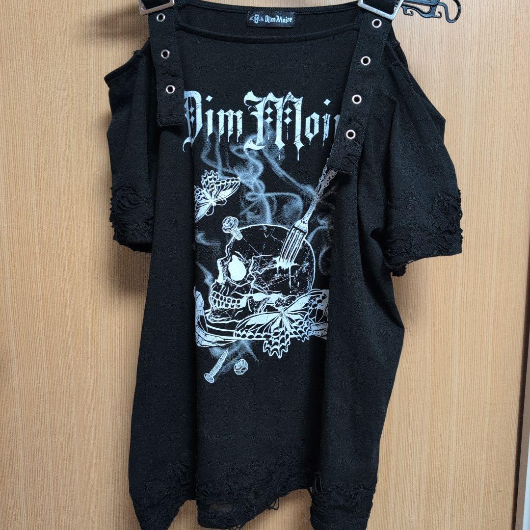 Dim Moire オフショルTシャツ