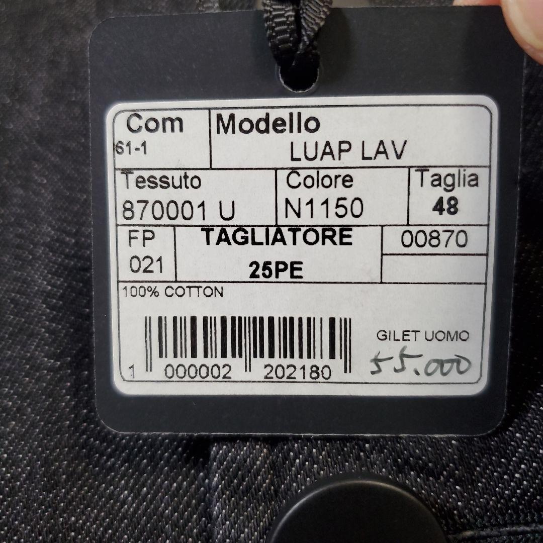 【激レア、イタリア製、5.5万】タリアトーレ デニムベスト