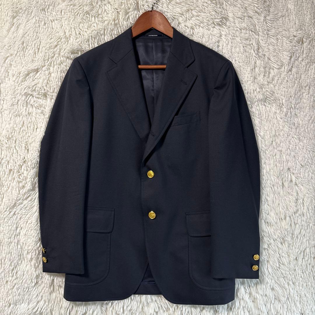 美品✨　ジェイプレス 紺ブレ PEPPIN MERINO 金ボタン A4