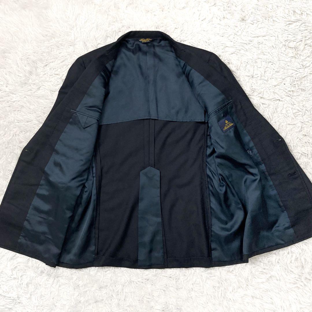 極美品✨ブルックスブラザーズ ダブル紺ブレザー　ロゴ刻印金ボタン 日本製 XL