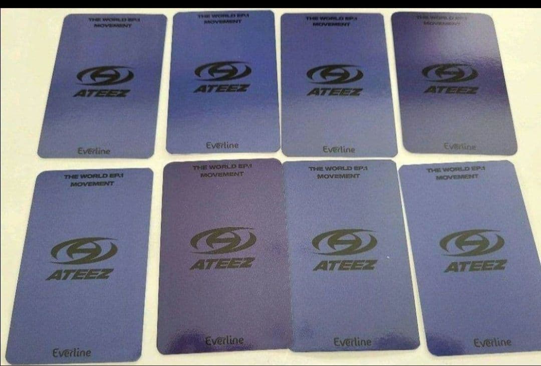 ATEEZ MOVEMENT everline トレカ コンプ 全員 トレカ
