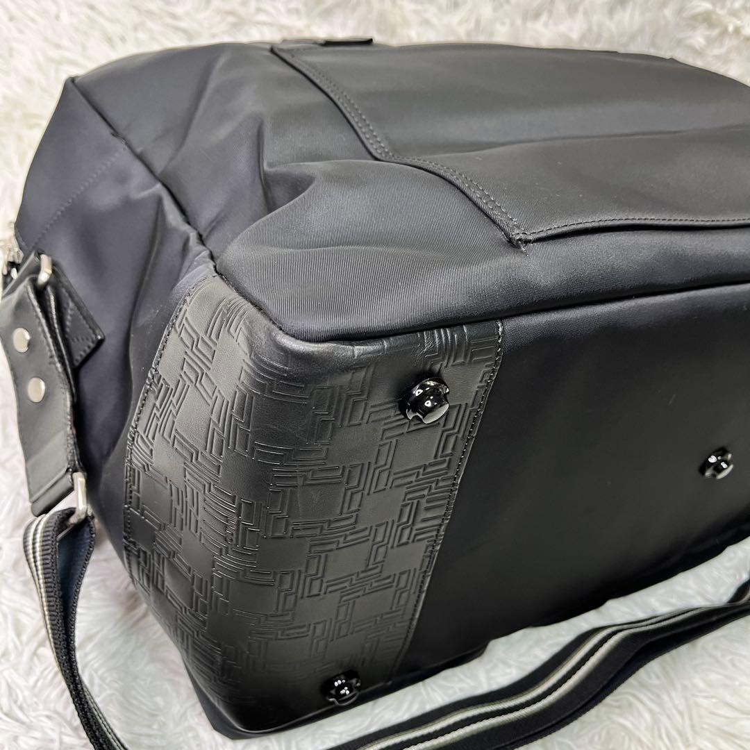ほぼ未使用✨ダンヒル D8 2way ビジネスバッグ ボストン レザー 黒