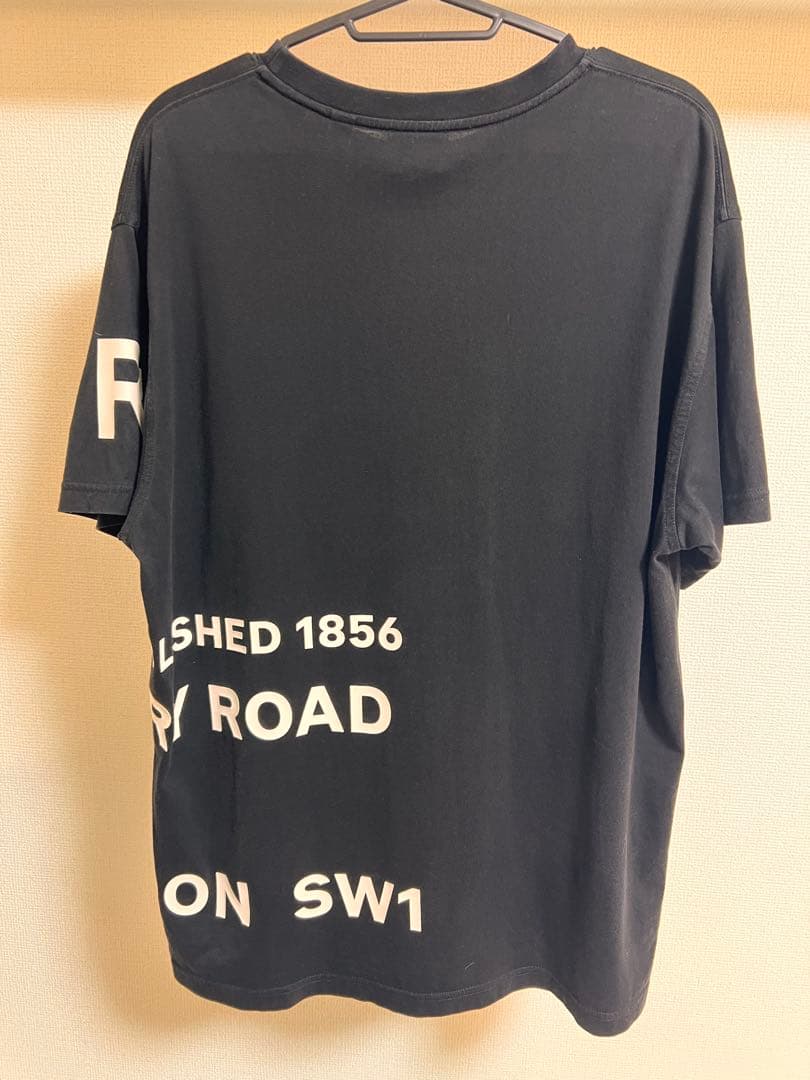BURBERRY ホースフェリー ロゴTシャツ ブラック 半袖バーバリー メンズ