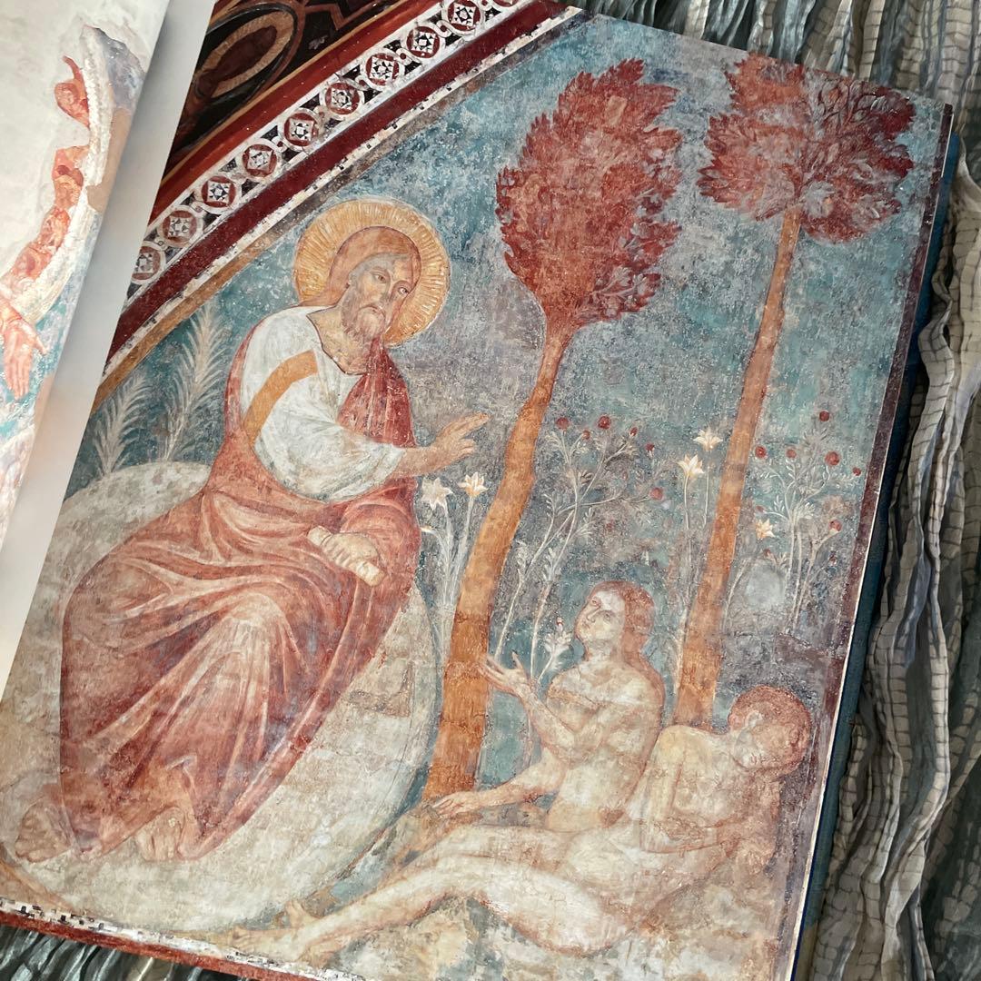 英語大型画集　イタリアのフレスコ画-ジョットの時代 1280-1400