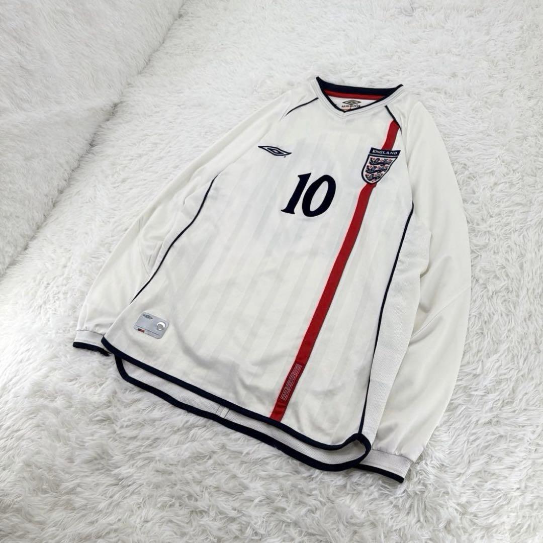 UMBRO イングランド代表 サッカー ゲームシャツ 10番 M