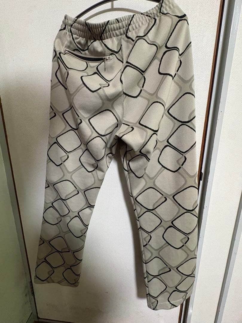 Needles JACQUARD ベージュ トラックパンツ