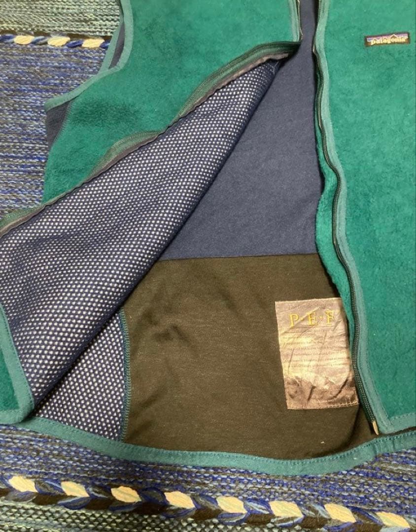 【希少カラー】patagonia フリースベスト ターコイズ