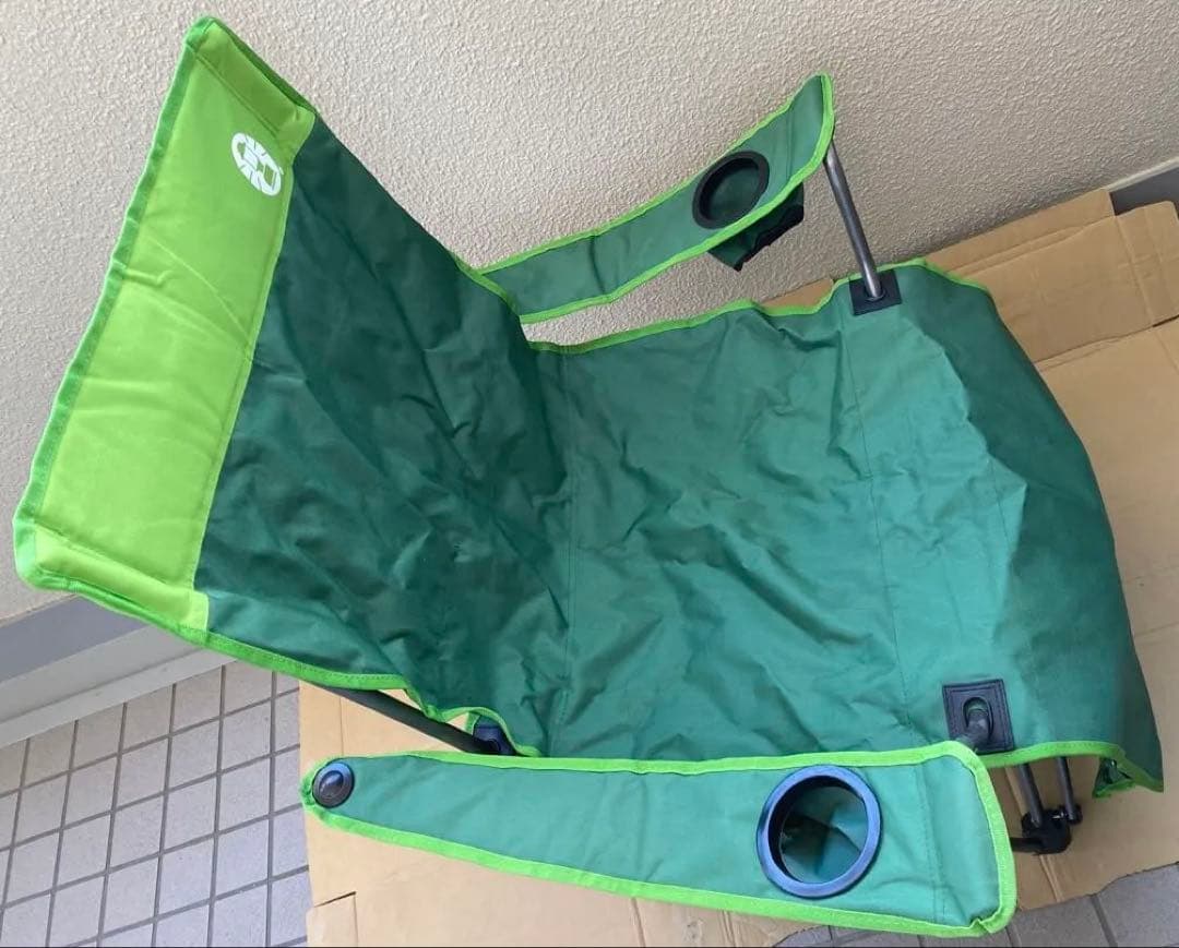 【美品】Coleman コールマン イージーリフトチェアST（グリーン）