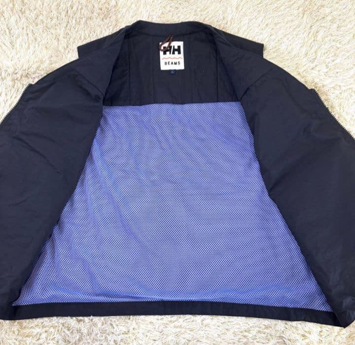 HELLY HANSEN × BEAMS フィッシングベスト ブラック L