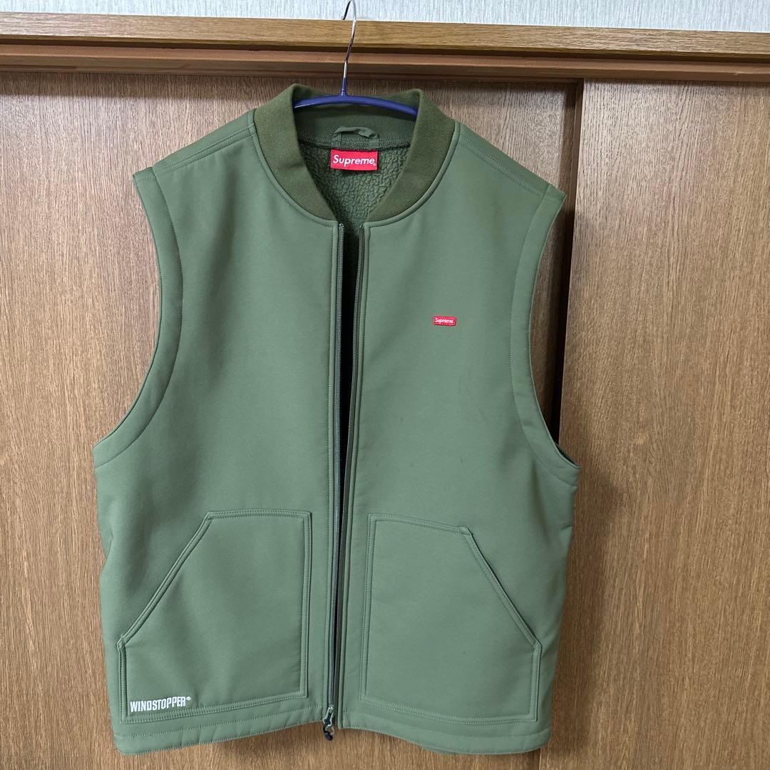 本日限定価格‼️ Supreme ウィンドストッパー ベスト オリーブ 店舗購入品
