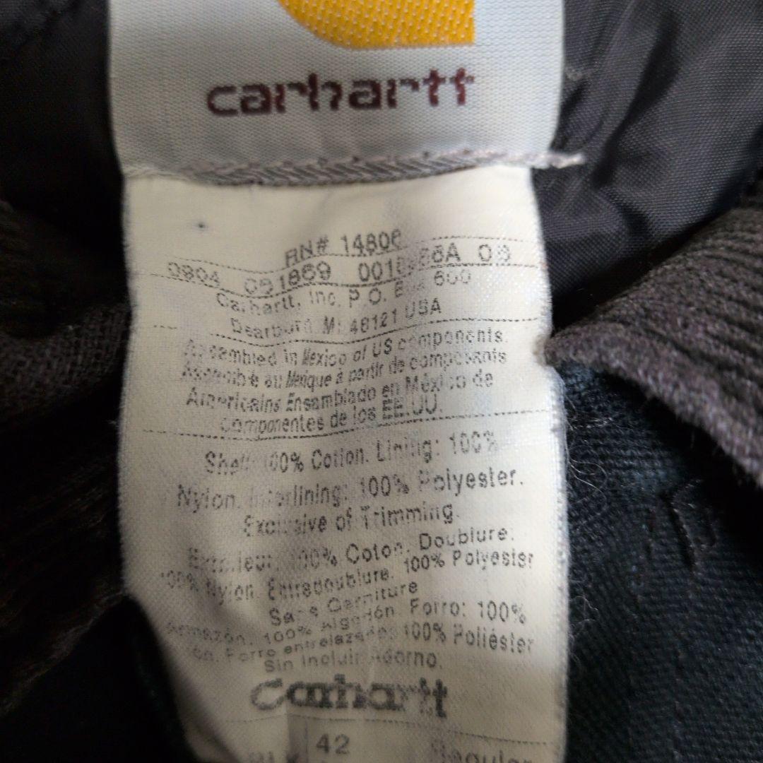 う*ぎ様 2004年 Carhartt トラディショナルジャケット 墨黒　42/