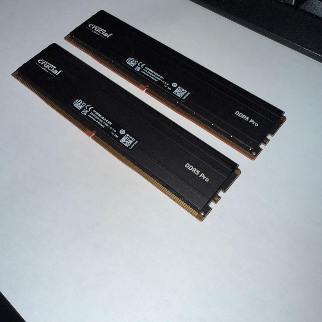 Crucial DDR5 Pro 64GB (2x32GB) メモリーキット