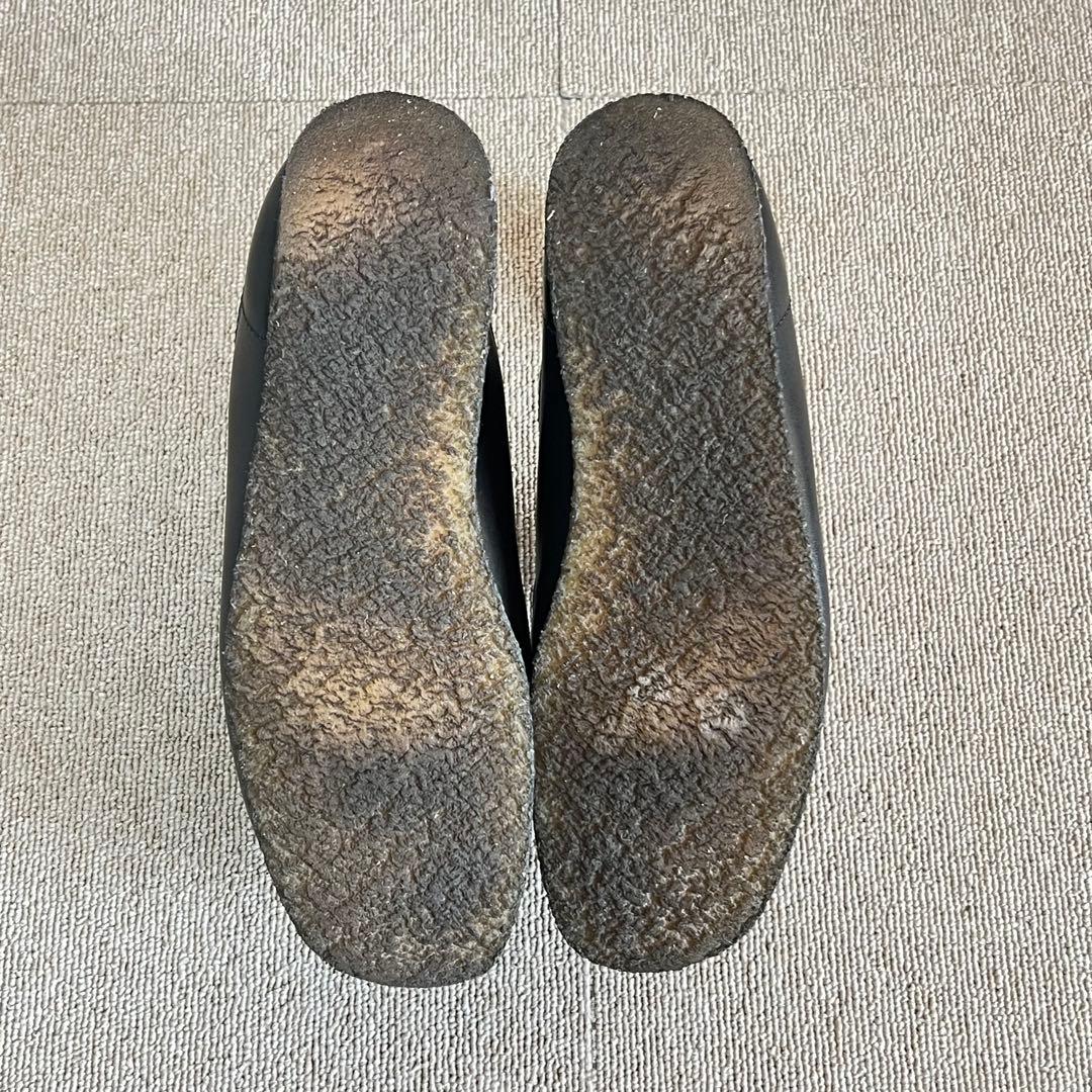 美品✨クラークス Clarks ワラビー ブラック レザー モカシン 27.0㎝