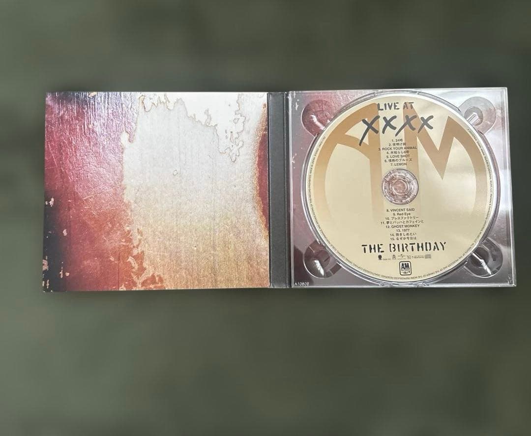 【完全生産限定盤】The Birthday LIVE AT XXXX 紙ジャケ