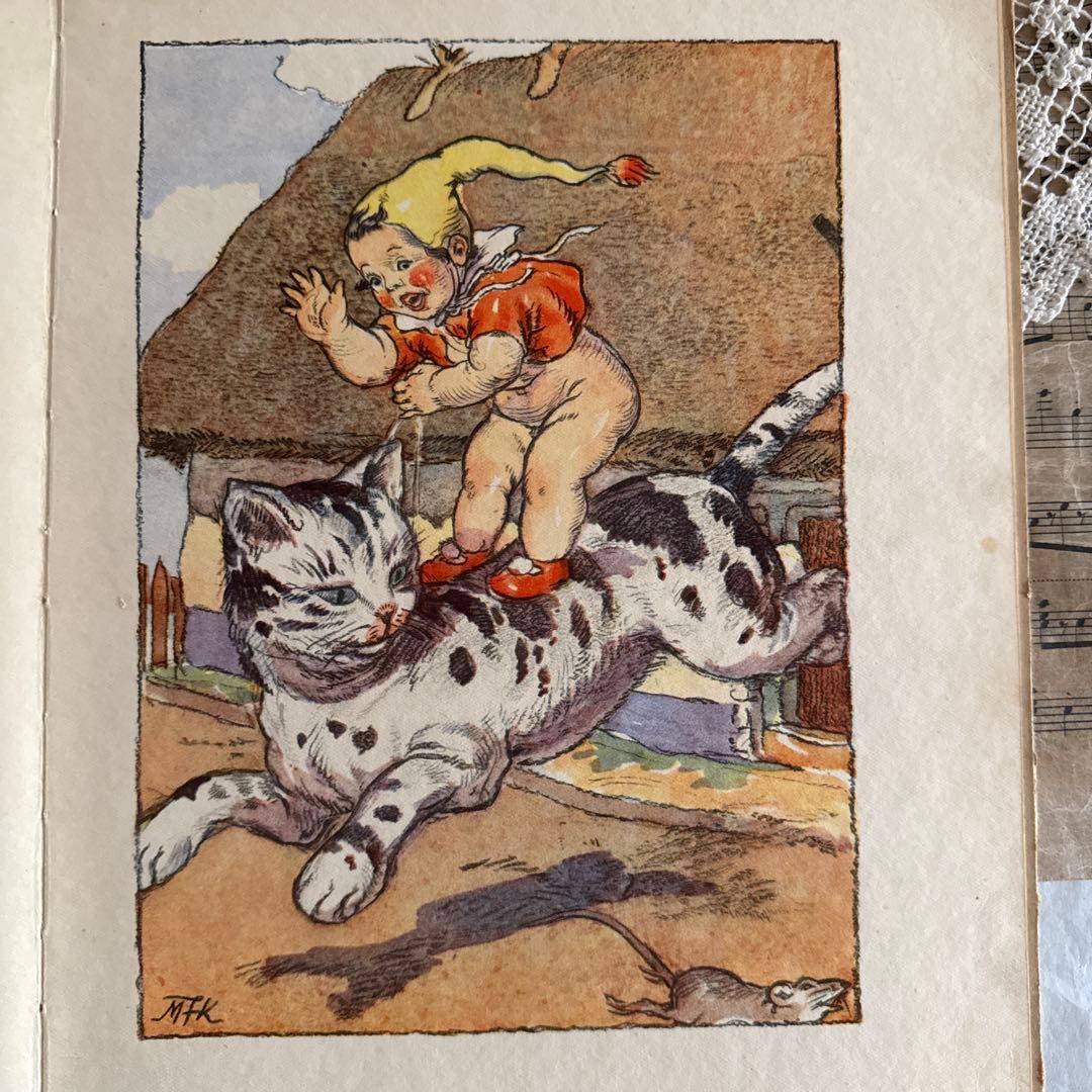 良好ビンテージ可愛いチェコスロバキア古い絵本　洋書ジャンクジャーナル古書　東欧