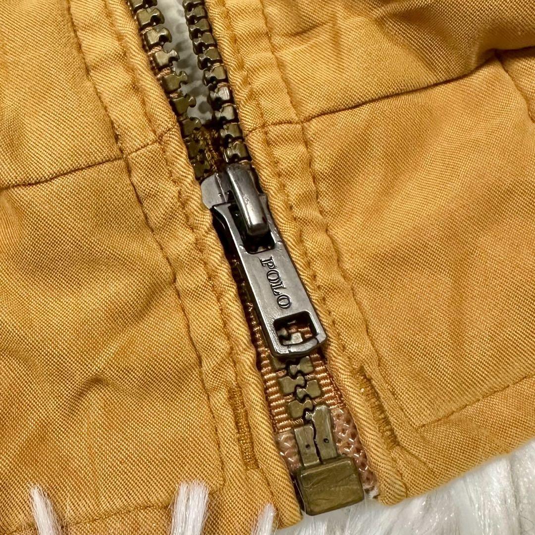 USA製✨90s ラルフローレン スイングトップ ピーチスキン ベロアコットン