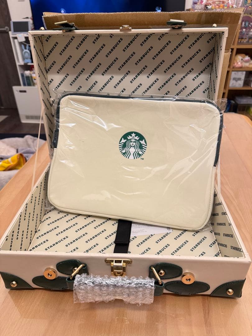 「りくみん」スターバックス トランクバッグ（マルチケース）