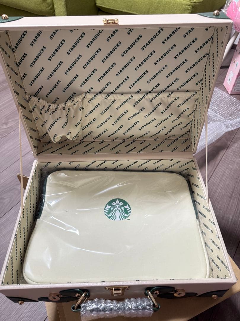 「りくみん」スターバックス トランクバッグ（マルチケース）